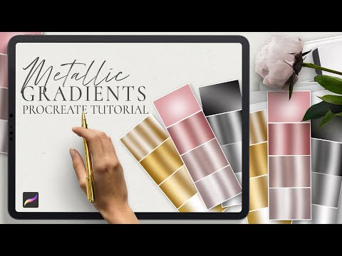 Procreate Metallic Effect