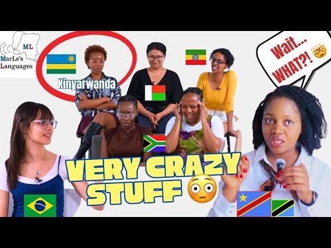 Brazilian Was Shocked by 5 African Languages Word Differences | DR Congo & Tanzania Addition