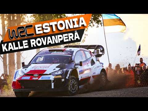 KALLE ROVANPERÄ Wins & TOYOTA GR YARIS FLAT OUT | Rally Estonia Big Jumps & Gravel Speed