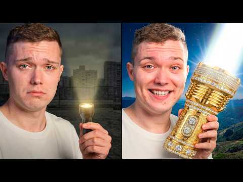 I Tested Flashlight For 1$ vs 100$ vs 1000$