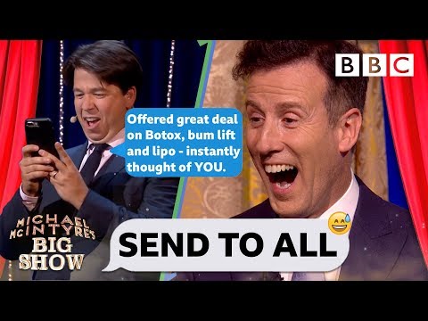 Strictly's Anton AGHAST as Michael McIntyre PRANK body shames his contacts💃😝 - Send To All