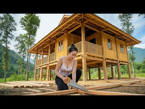 How To Make Wooden Door And Window, Harvesting Grapefruit Go to village market sell | Free bushcraft