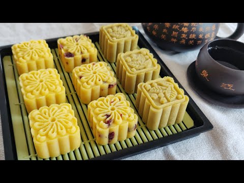 低糖无添加绿豆糕 清凉解暑做法简单| No oven mung bean cake, Easy and healthy