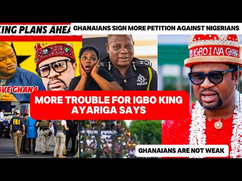 BREAKING ‼️FBI IN COLLABORATION WITH GHANA POLICE SET TO ARREST IGBO KING ACCORDING TO AYARIGA