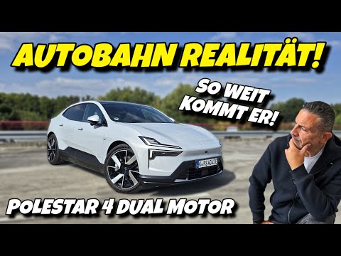 Polestar 4 Autobahnreichweite & Ladezeit im Test. #automobile 