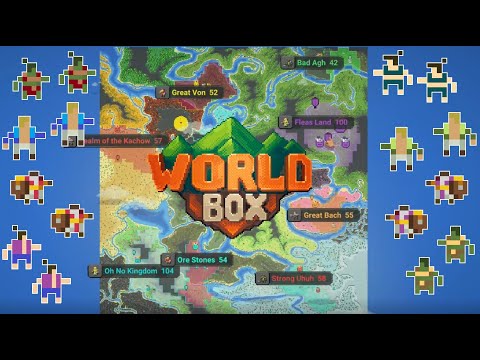 8 Kingdoms Go To War On A COLOSSAL Fantasy Map - WorldBox Battle Royale
