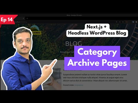 Creating the Category Archive Pages - Next.js + Headless WordPress Blog [part 14]