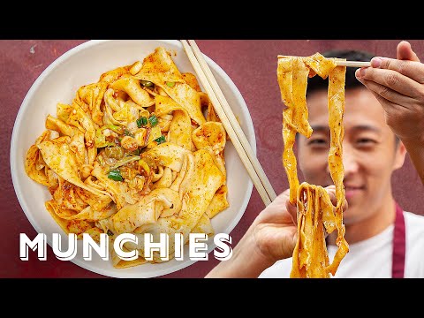 How To Make Hand Ripped Noodles with Xi'an Famous Foods