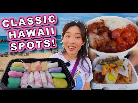 OLD SCHOOL SPOTS IN HAWAII || [Honolulu, Oahu] Loco Mocos, Bentos and More!