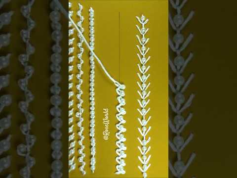 💥Viral hand embroidery design with pearl stitch🔥🔥