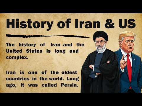History of Iran and US 🇮🇷🇺🇸 || Learn English Through Story Level 3 Graded Reader 🎧📚