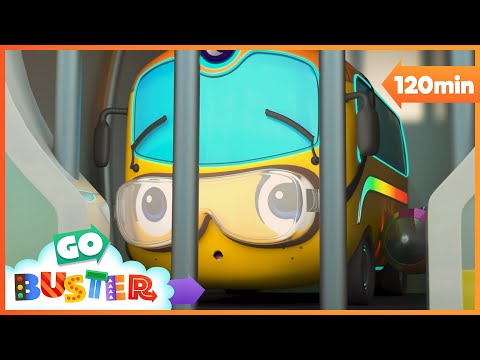 ️👮 Rocket Buster goes to Jail! | Go Learn With Buster | Videos for Kids