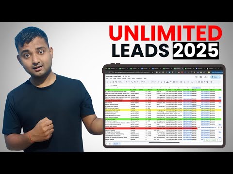 Unlimited Leads From Google | How to Scrape Data from Google | Instant Data Scraper Chorme Extension