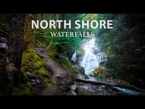 Spectacular Hike to 8 North Shore Waterfalls: Relaxing Hiking Compilation