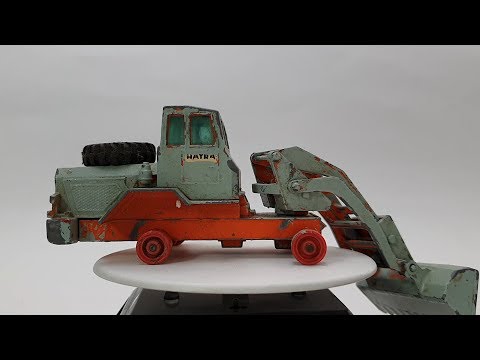 MATCHBOX Restoration K3B Hatra Tractor Shovel 1965