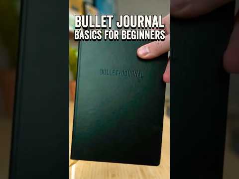 BULLET JOURNAL BASICS for BEGINNERS (in 60 Seconds)