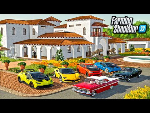 FLIPPING AN ABANDONED MANSION!! ($2,000,000 SPENT) | FARMING SIMULATOR 22