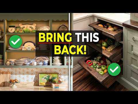 12 Forgotten Kitchen Features We NEED to Bring Back!