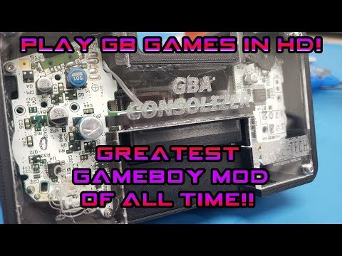 HDMI Game Boy Mods That You've Never Before Seen! GBA Consolizer