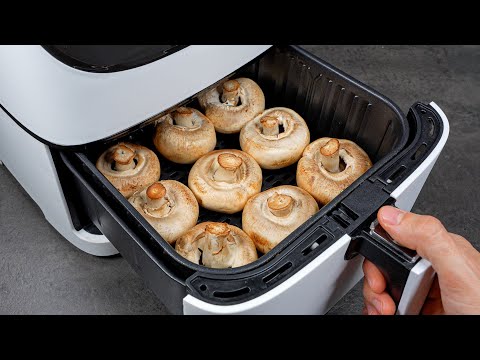 I Put 9 Mushrooms in the Air Fryer – What Came Out Was Incredible!