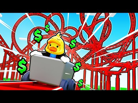I Spent $100,000 Building FASTEST Roller Coaster in Roblox!