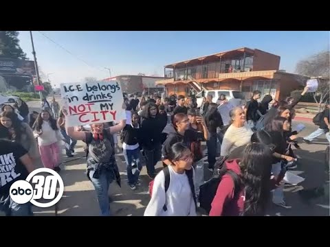 Fresno protests, student walkouts and business closures mark nationwide strike against ICE