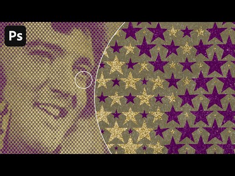 PATTERN MAGIC! Turn a photo into stars in Photoshop