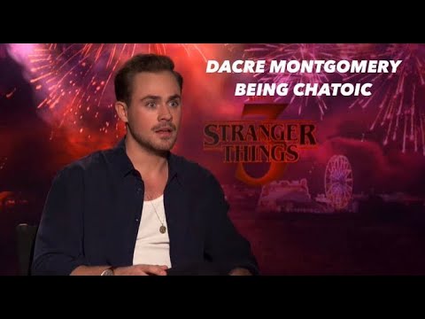 dacre montgomery being chaotic for 4 minutes and 54 seconds straight
