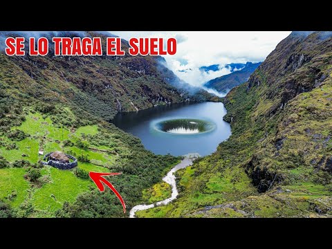 El lugar más impactante donde VIVE SÓLO una FAMILIA y una laguna esta siendo TRAGADO