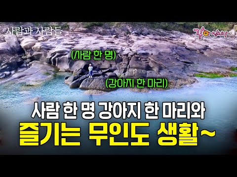인구가 단 한명인 작은 무인도에는🏝️ 교직생활 은퇴 후 10년간 강아지 한마리와 살고 있는 할아버지가 있다.  | KBS 2016.06.08