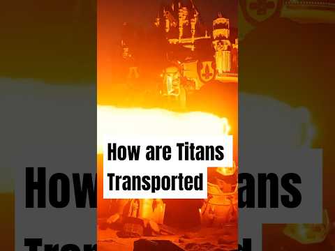 How are Titans Transported #warhammer40k