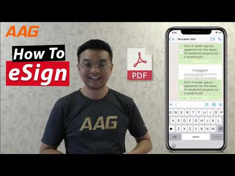 How to Sign PDF document on iPhone or Android via WhatsApp (2020 Updated) App for Free (eSign)