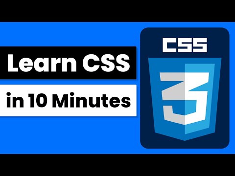 Learn CSS Basics in 10 Minutes (for beginners)