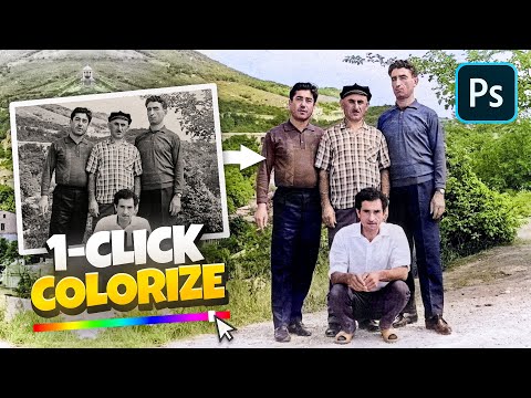 3 Methods to Colorize Black and White Photos using Photoshop & AI