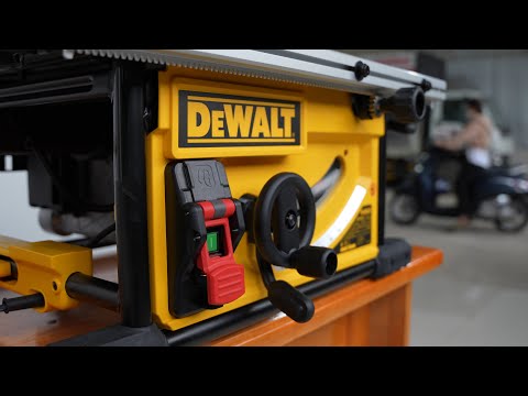 DeWALT DWE7492 Table Saw / Unpacking and Test Cuts / Make Wooden Door