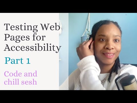 Testing Web Pages for Web Accessibility Part 1