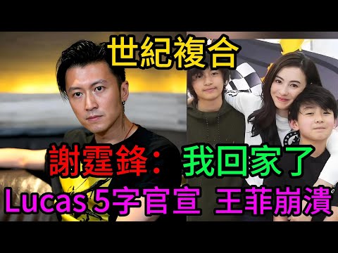 🔥 核彈！謝霆鋒親自官宣：【峰菲戀】徹底結束！長文告白張柏芝：我要回歸我的家！王菲後臺崩潰質問：我十年算什麼？Lucas 5字全家福官宣複合#謝霆鋒#張柏芝#王菲#狄波拉#Lucas#Quintus