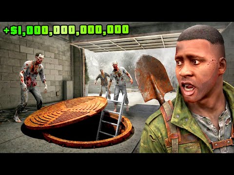 TRILLIONAIRE BUNKER in a ZOMBIE Outbreak! (GTA 5)