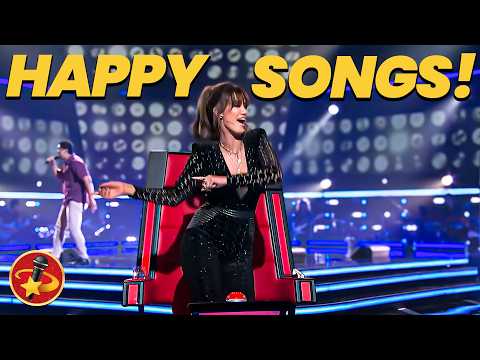 1 Hour of HAPPY Songs on The Voice 🎶 NONSTOP Hits to Make You Smile