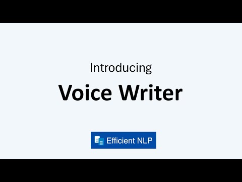 Introducing Voice Writer