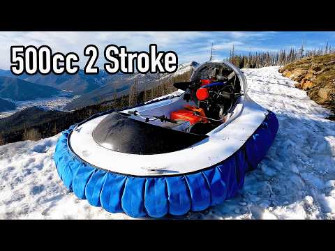 Motor Swapping my HOVERCRAFT (100HP 2 Stroke)