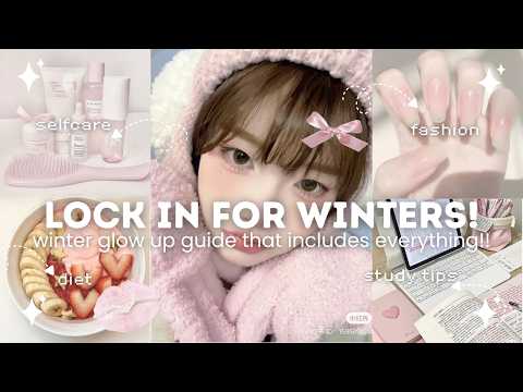 How to LOCK IN for Winters | Selfcare, study, glow up, mindset, fashion, makeup 🤍💌