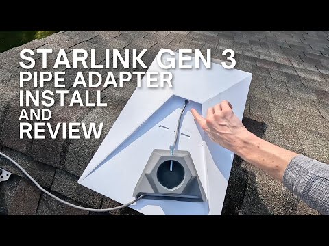 Starlink Gen 3 Standard Pipe Adapter Installation & Review
