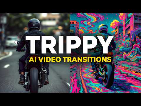 Trippy AI Video Transition Tutorial: How I Make Mind-Bending Psychedelic AI Visuals