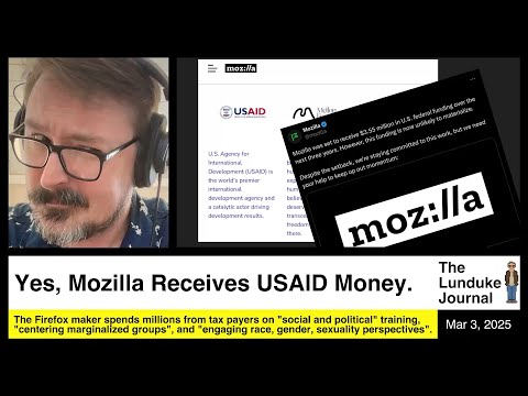Yes, Mozilla Receives USAID Money.