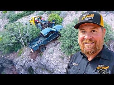 Toyota Hanging on Cliff's Edge… This is Bad!