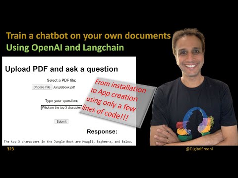 323 - How to train a chatbot on your own documents?