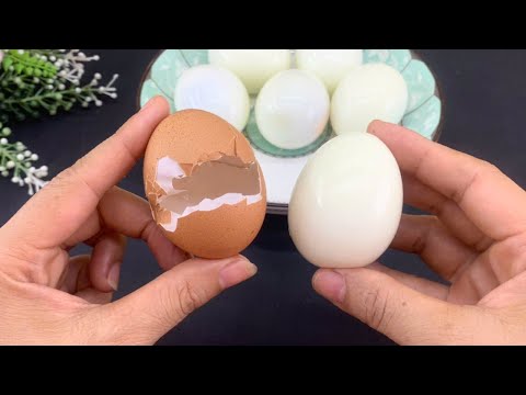 Boiling Eggs This Way Is Great! The Shells Peel Easily, Leaving Smooth, Non-sticky Eggs.