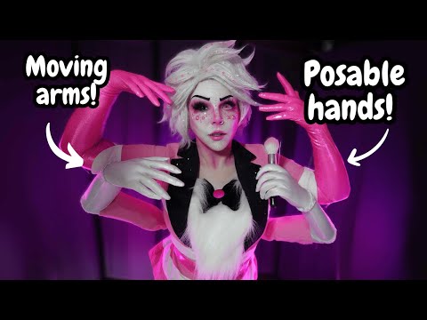 Four Arms one NIGHTMARE of a cosplay to make! Angeldust- Hazbin Hotel.