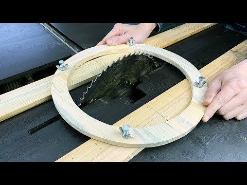 1 NASA Secret Leaked: I DIY a Wood Cutting Jig + Circular Saw Blade for a Combined Planer